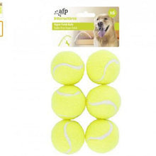 Load image into Gallery viewer, 6 x Dog Tennis Balls Replacement Exercise Trainer Launcher Thrower Chucker Cat Bounce Sport Toy AFP Hyper Fetch Mini Pet