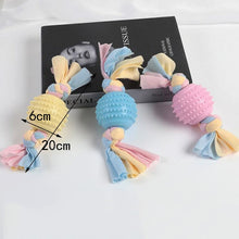 Load image into Gallery viewer, 1pcs Pet Dog Toy Chew Squeaky Rubber Toys Vocal Molar Rubber Toy Funny Nipple Ball for Cat Puppy Baby Dogs Interactive Training