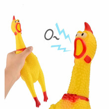 Load image into Gallery viewer, Pets Dog Toys Screaming Chicken Puppy Molar Chew Safety Funny Rubber Venting Squeeze Squeaky Sound Toys Dog Accessories