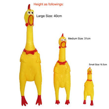 Load image into Gallery viewer, Pets Dog Toys Screaming Chicken Puppy Molar Chew Safety Funny Rubber Venting Squeeze Squeaky Sound Toys Dog Accessories
