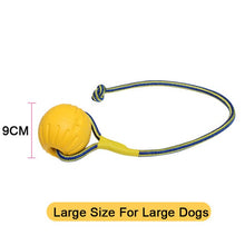 Load image into Gallery viewer, Amphibious Dog Toys Ball with Rope/Flying Discs/Chew Toy Ring EVA Pet Toy For dogs Interactive Ball For Small/Large Dogs Cats