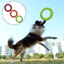 Load image into Gallery viewer, Behogar Floatable Biting Resistance Pet Dog Puppy Flying Ring Training Fetch Interactive Toy for Garden Pool Outdoor Activities
