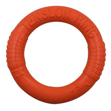 Load image into Gallery viewer, Behogar Floatable Biting Resistance Pet Dog Puppy Flying Ring Training Fetch Interactive Toy for Garden Pool Outdoor Activities
