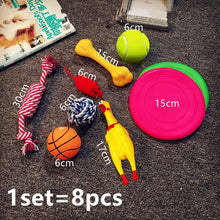 Load image into Gallery viewer, Puppy Dog Pet Chew Toys Gift Set Pet Rope Toys Durable Cotton Clean Teeth for Small To Medium Dogs Toy Cats Pet Supplies
