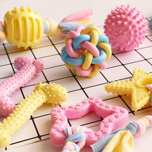 Load image into Gallery viewer, 1pcs Pet Dog Toy Chew Squeaky Rubber Toys Vocal Molar Rubber Toy Funny Nipple Ball for Cat Puppy Baby Dogs Interactive Training
