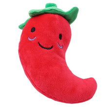 Load image into Gallery viewer, 1pc Plush Squeaky Bone Dog Toys Bite-Resistant Clean Dog Chew Puppy Training Toy Soft Banana Carrot And Vegetable Pet Supplies
