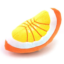 Load image into Gallery viewer, 1pc Plush Squeaky Bone Dog Toys Bite-Resistant Clean Dog Chew Puppy Training Toy Soft Banana Carrot And Vegetable Pet Supplies
