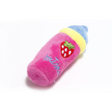 Load image into Gallery viewer, 1pc Plush Squeaky Bone Dog Toys Bite-Resistant Clean Dog Chew Puppy Training Toy Soft Banana Carrot And Vegetable Pet Supplies
