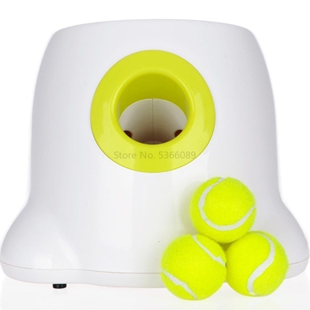 Dog pet toys Tennis Launcher Automatic throwing machine  Ball throw device Section emission with 3 balls