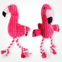 Load image into Gallery viewer, Squeaky Fun Dogs Animal Shape Toys Gift Set Large Non Stuffed Rabbit Honking Squirrel for Dogs Chew Squeaker Dog Red Bird Toys
