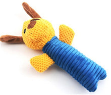 Load image into Gallery viewer, Squeaky Fun Dogs Animal Shape Toys Gift Set Large Non Stuffed Rabbit Honking Squirrel for Dogs Chew Squeaker Dog Red Bird Toys
