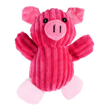 Load image into Gallery viewer, Squeaky Fun Dogs Animal Shape Toys Gift Set Large Non Stuffed Rabbit Honking Squirrel for Dogs Chew Squeaker Dog Red Bird Toys
