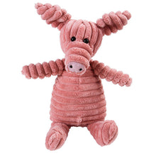 Load image into Gallery viewer, Squeaky Fun Dogs Animal Shape Toys Gift Set Large Non Stuffed Rabbit Honking Squirrel for Dogs Chew Squeaker Dog Red Bird Toys
