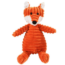 Load image into Gallery viewer, Squeaky Fun Dogs Animal Shape Toys Gift Set Large Non Stuffed Rabbit Honking Squirrel for Dogs Chew Squeaker Dog Red Bird Toys
