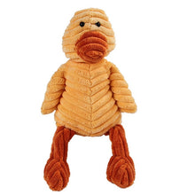 Load image into Gallery viewer, Squeaky Fun Dogs Animal Shape Toys Gift Set Large Non Stuffed Rabbit Honking Squirrel for Dogs Chew Squeaker Dog Red Bird Toys
