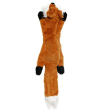 Load image into Gallery viewer, 2019 New cute plush toys squeak pet wolf rabbit animal plush toy dog chew squeaky whistling involved squirrel dog toys
