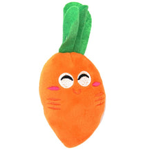 Load image into Gallery viewer, 1pc Plush Squeaky Bone Dog Toys Bite-Resistant Clean Dog Chew Puppy Training Toy Soft Banana Carrot And Vegetable Pet Supplies
