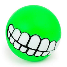 Load image into Gallery viewer, Pet Dog Ball Teeth Funny Trick Toy Silicone Toy Chew Squeaker Squeaky Sound Dogs Pet Play Toy

