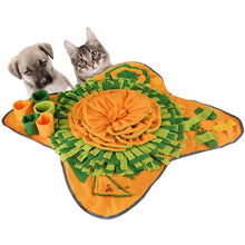 Load image into Gallery viewer, Pet Dog Sniffing Mat Dog Puzzle Toy Pet Snack Feeding Mat Boring Interactive Game Training Blanket Snuffle Feeding Training Mat
