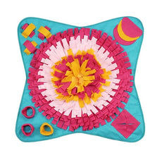 Load image into Gallery viewer, Pet Dog Sniffing Mat Dog Puzzle Toy Pet Snack Feeding Mat Boring Interactive Game Training Blanket Snuffle Feeding Training Mat
