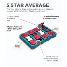 Load image into Gallery viewer, 1PC Dog Brick Tap Flip Treat Toy Pet Dog Puppy High IQ Development Training Interactive Game Toy Educational Food Feeder Toys
