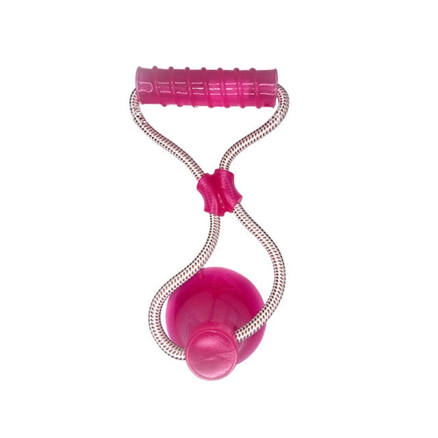 Multifunction Pet Molar Bite Dog Toys Rubber Chew Ball Cleaning Teeth Safe Elasticity Soft Puppy Suction Cup Biting Dog Toy#3
