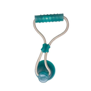 Multifunction Pet Molar Bite Dog Toys Rubber Chew Ball Cleaning Teeth Safe Elasticity Soft Puppy Suction Cup Biting Dog Toy#3
