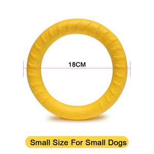 Amphibious Dog Toys Ball with Rope/Flying Discs/Chew Toy Ring EVA Pet Toy For dogs Interactive Ball For Small/Large Dogs Cats